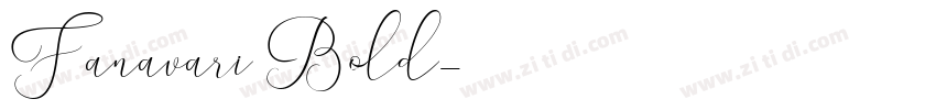 Fanavari Bold字体转换